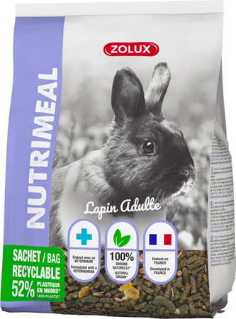 Zolux Pokarm mieszanka dla dorosłego królika NUTRIMEAL 3 800 g
