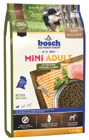 Bosch Mini Adult Geflugel & Hirse - Drób i proso 1kg