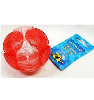 YARRO ZABAWKA PIŁKA TPR Z DIODĄ LED       6,5cm CZERW - BIAŁA