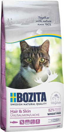 Bozita Hair & Skin Wheat free Salmon 2kg  31521