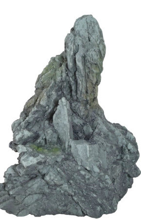 Zolux Ozdoba do akwarium z żywicy IDRO KIT BLACK STONE M 15,3x12,2x20,2 cm