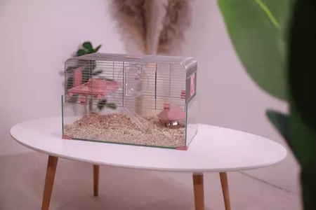 ZOLUX Klatka dla małych gryzoni Panas Colour 80 kol. różowy