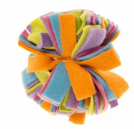 DUVO+ ZAB. KOT POMPON Z MATERIAŁU 6cm 1717096  /144