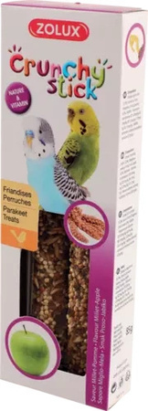 ZOLUX Kolba Crunchy Stick papuga mała proso jabłko 85 g