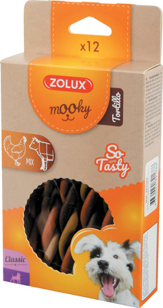Zolux Przysmak dla psa MOOKY Classic TORTILLO 12 szt.