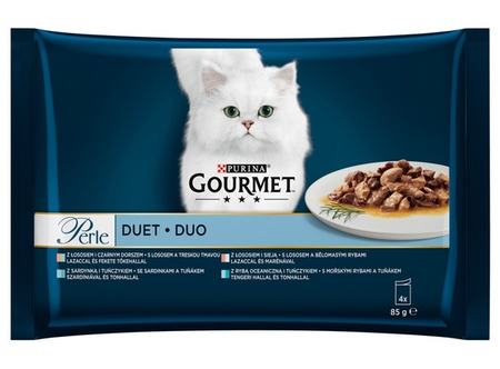Gourmet Perle Duet Rybny saszetki 4x85g