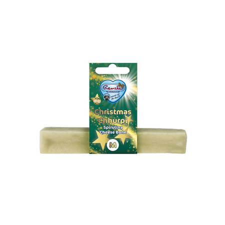 RENSKE Christmas Chhurpi - gryzak z sera himalajskiego ze spiruliną (M)