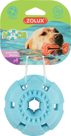 Zolux Zabawka dla psa piłka TPR MOOS 9,5 cm kol. niebieski