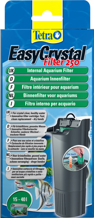 TETRA EasyCrystal Filter 250 EC 250 Filtr wewnętrzny do akwarium 15-40l