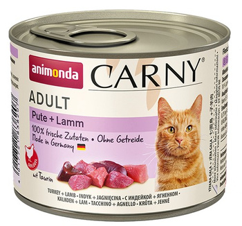 Animonda Carny Adult Indyk + Jagnięcina puszka 200g