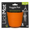 LICKIMAT Yoggie Pot pomarańczowy