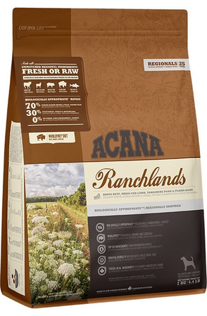 Acana Highest Protein Ranchlands Dog 2kg