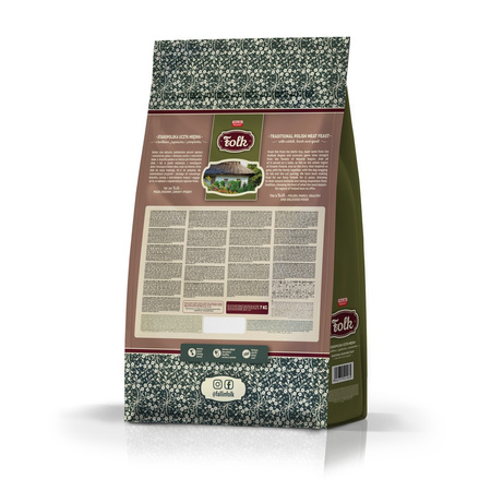 Karma sucha dla psa FOLK MINI Staropolska uczta mięsna z królikiem, jagnięciną i przepiórką 7 kg