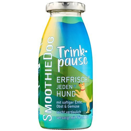 SmoothieDog Drink Pause Duck - zestaw 11+1 GRATIS - kaczka z warzywami (12x250ml)