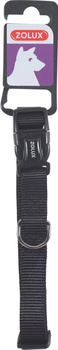 Zolux Obroża dla psa nylonowa taśma 50/60cm 25mm kol. czarny