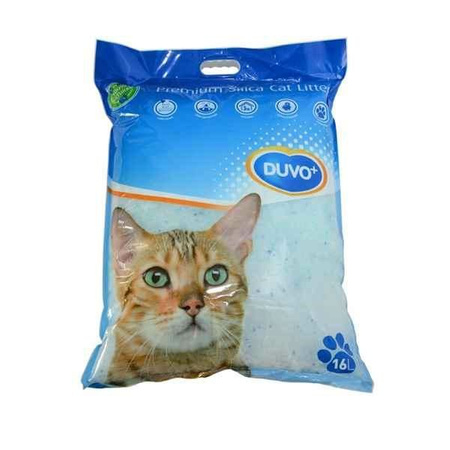 DUVO+  SILICA PREMIUM  16L / 6kg  Żwir    silikonowy dla kotów      /2 / 80