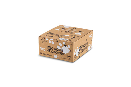 STARCHBAG Kompostowalne BIOworki na odchody 63 rolki x 15szt, kol. zielony