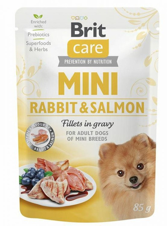 Brit Care Dog Mini Rabbit & Salmon saszetka 85g