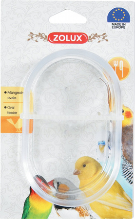 Zolux Karmidełko owalne do klatki dla ptaków