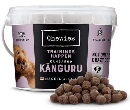 Chewies Trainings-Happen Kangur monobiałkowe, bezzbożowe wiaderko 300g
