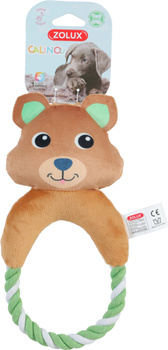 ZOLUX Zabawka pluszowa dla psa, Kuoka ze sznurkiem "Calinou" 26,5 cm