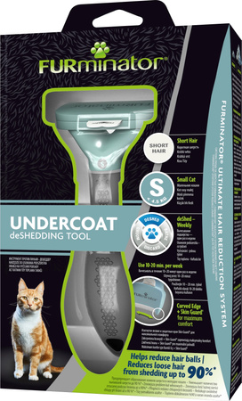 FURMINATOR Szczotka dla kotów krótkowłosych - Small