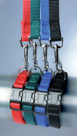 Zolux Obroża dla psa nylonowa taśma 25/35cm 10mm kol. niebieski