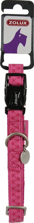 ZOLUX Obroża dla psa regulowana Mac Leather XS 10 mm kol. fuksja