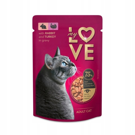 MY LOVE sasz. 85g KITTEN Z KURCZAKIEM /24