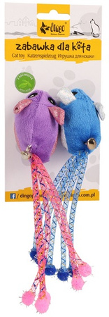 Dingo Zabawka dla kota - Myszki Tota i Upek 2szt