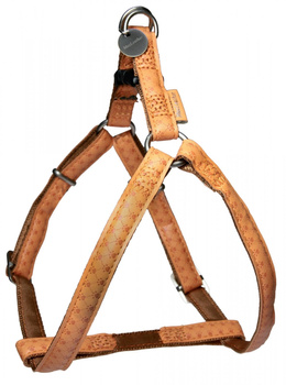 ZOLUX Szelki dla psa regulowane Mac Leather M 20mm - kol. żółty