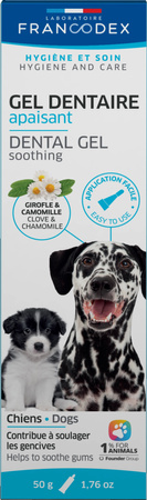 FRANCODEX Żel dentystyczny dla psa łagodzący i przeciwzapalny 50 g