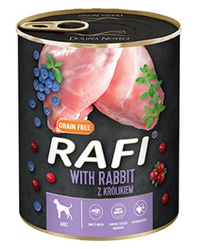 Rafi Pies Królik puszka 800g