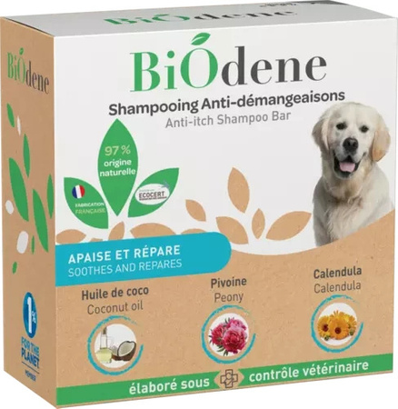 Francodex Szampon w kostce dla psa przeciwświądowy eko BIODENE 100 ml