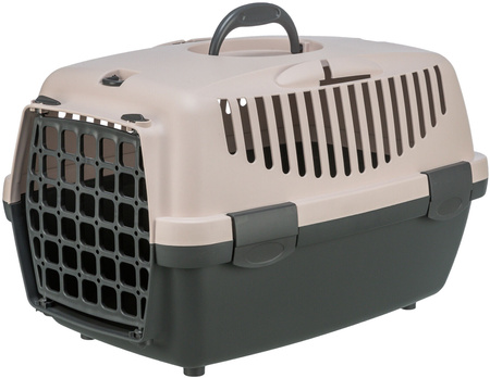 Capri 1, transporter, dla psa, ciemnoszary/róż, XS: 32 × 31 × 48 cm