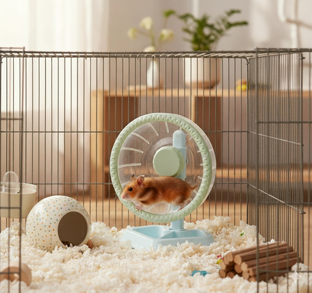 ZOLUX Kołowrotek dla chomika plastikowy z podstawą cichy COSY 19,5cm