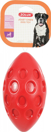 *- ZOLUX Zabawka TPR BUBBLE piłka owal 18 cm kol. czerwony