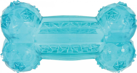 ZOLUX Zabawka dla psa kość TPR POP 12 cm kol. turkusowy