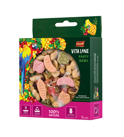 Vitaline Party Bowl dla średnich i dużych papug