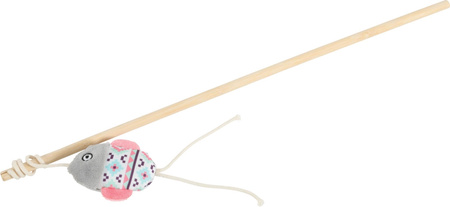 Zolux Zabawka dla kota wędka ryba KALI kol. szary 40 cm