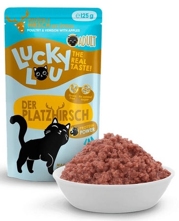 Lucky Lou Lifestage Adult Drób i jeleń saszetka 125g