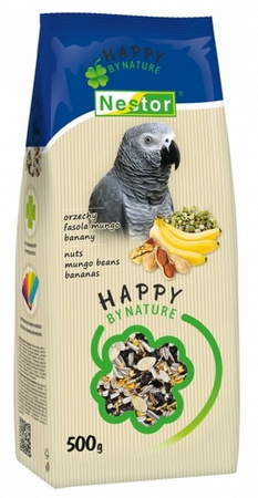 Nestor Pokarm Papuga duża orzechy, fasola mungo 700ml