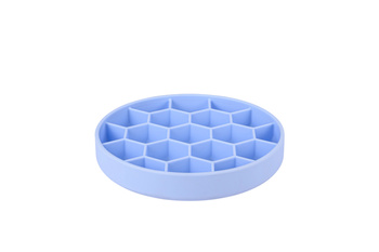 ZOLUX Miska silikonowa dla psa spowalniająca jedzenie L niebies.21,5x21,5cm