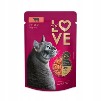 MY LOVE sasz. 85g WOŁOWINA w sosie  /24
