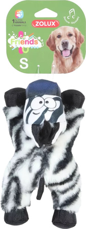 ZOLUX Zabawka pluszowa dla psa zebra Caleb FRIENDS S 20,9x11,9x11,4 cm
