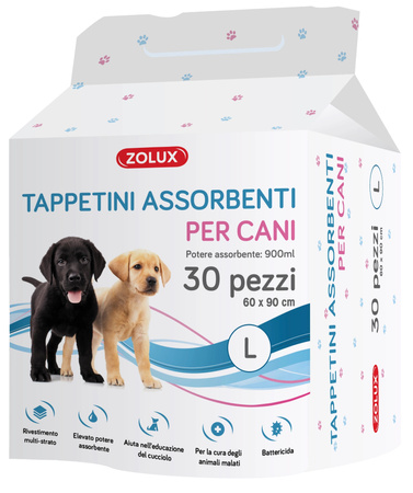 ZOLUX Podkłady higieniczne dla psa do nauki czystości 90 x 60 cm - 30 sztuk