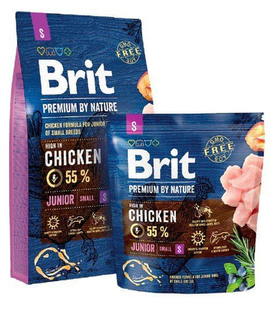 Brit Premium By Nature Junior S Small 8kg