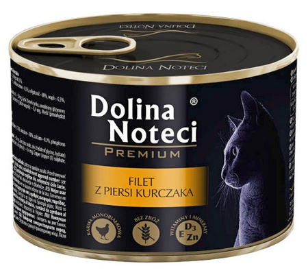Dolina Noteci Premium Kot Filet z piersi kurczaka puszka 185g