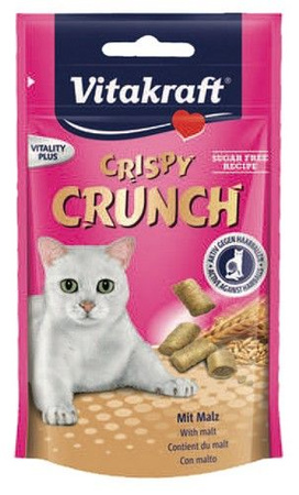 Vitakraft Cat Crispy Crunch Anti Hairball słód 60g [2428811]