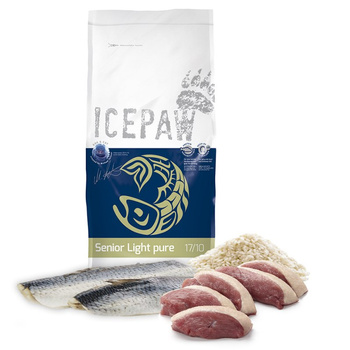 ICEPAW Senior Light pure niskokaloryczna karma dla starszych psów i z nadwagą (15 kg)